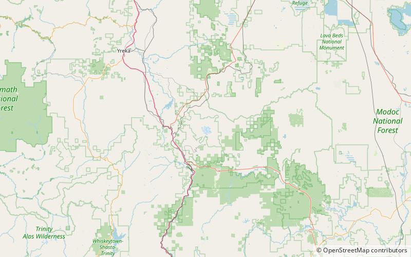 bolam glacier mount shasta wilderness location map