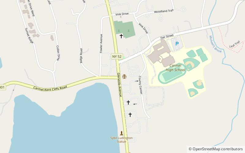 Putnam County Courthouse location map