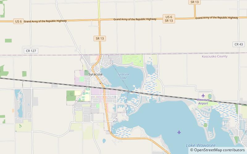 Syracuse Lake location map