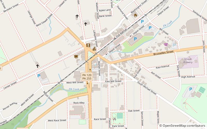 Saint Marys location map