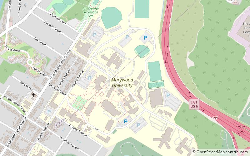 Marywood University location map