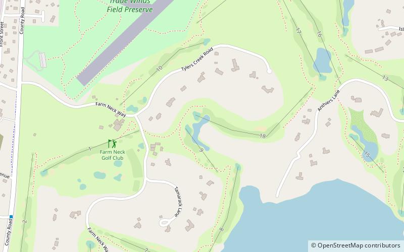 Farm Neck Golf Club location map