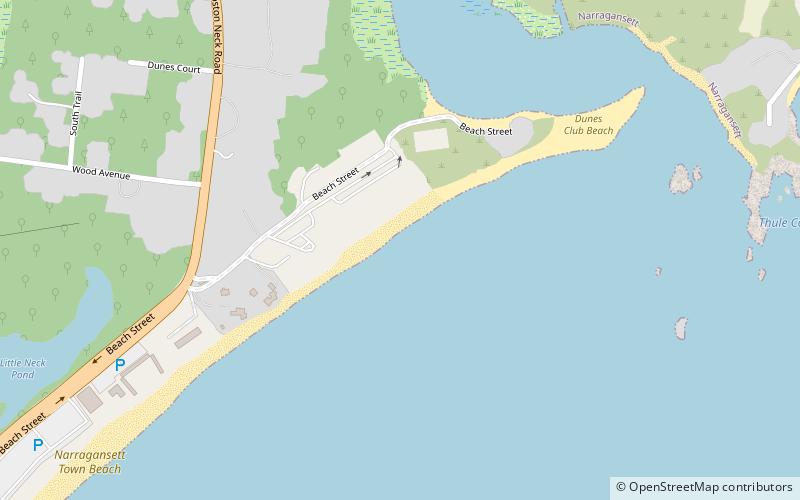 conochet club beach narragansett location map