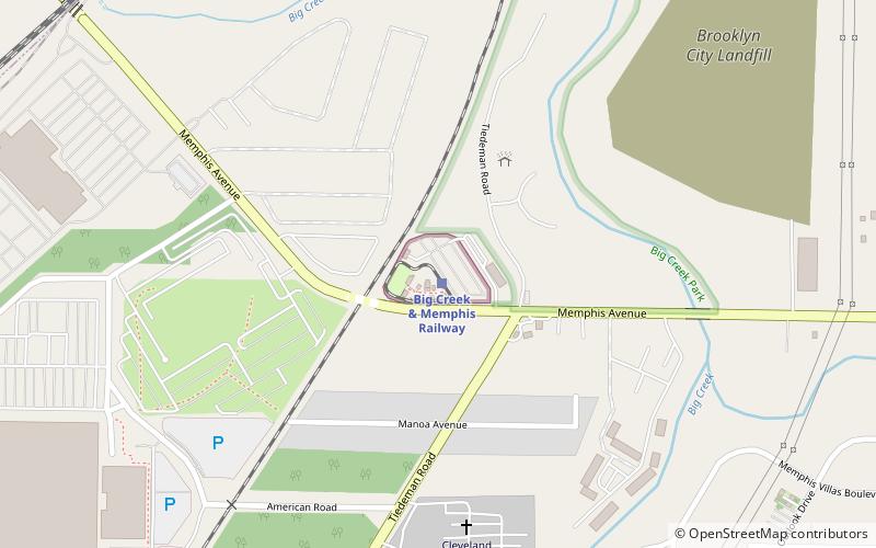 Memphis Kiddie Park location map