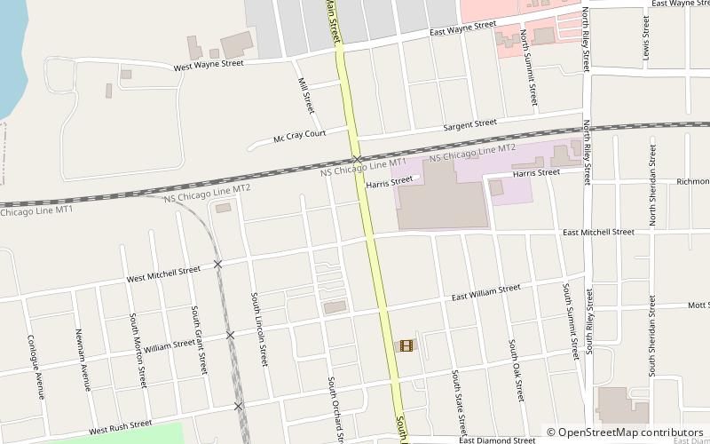 Iddings-Gilbert-Leader-Anderson Block location map