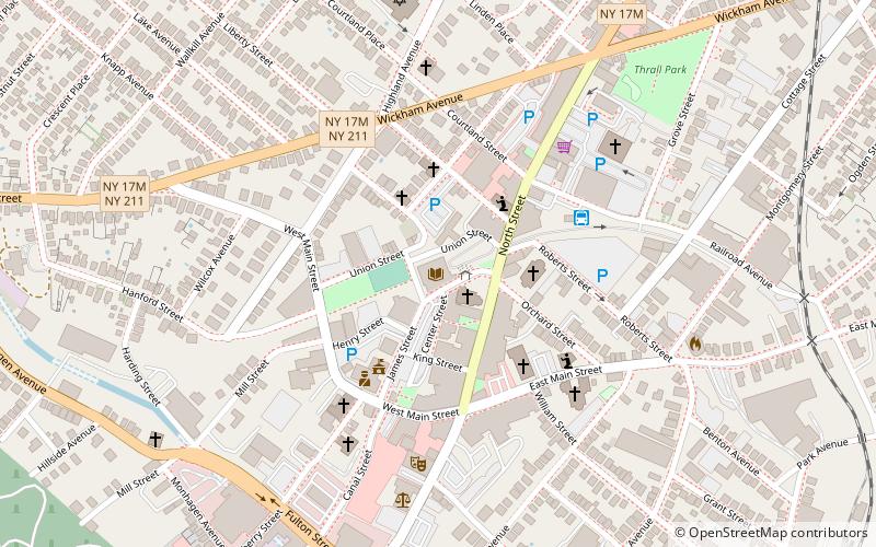 Middletown Thrall Library location map