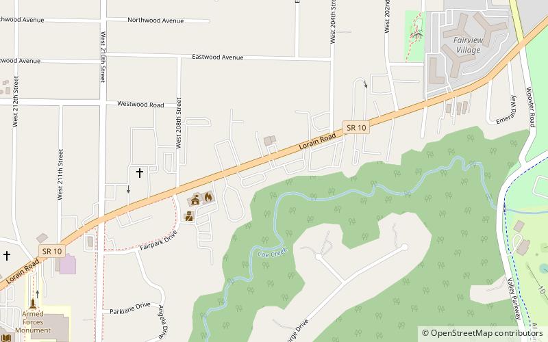 Fairview Park City Hall location map