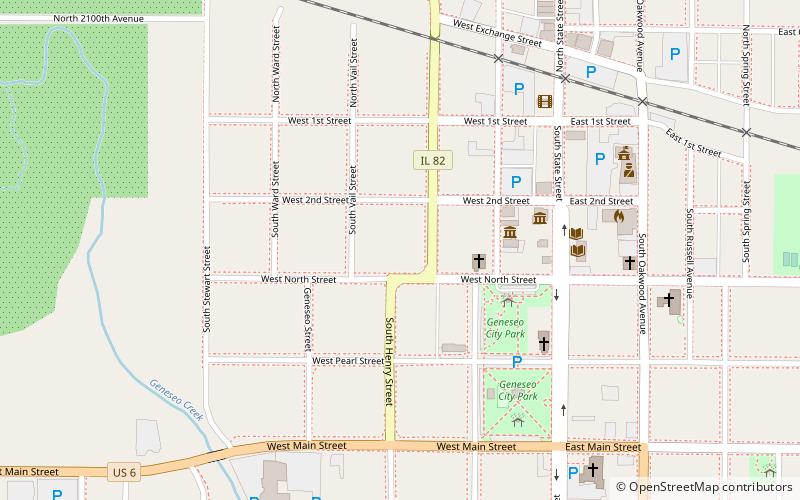 South Side School location map