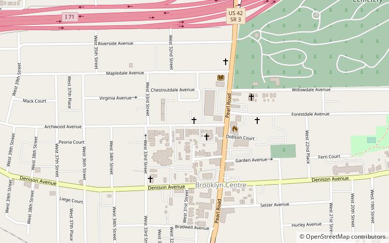 Archwood Congregational Church location map