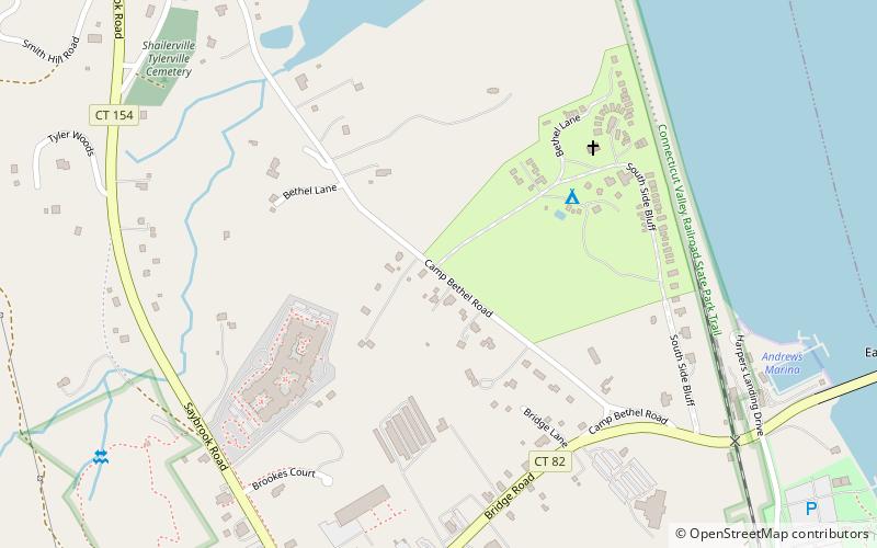 Camp Bethel location map