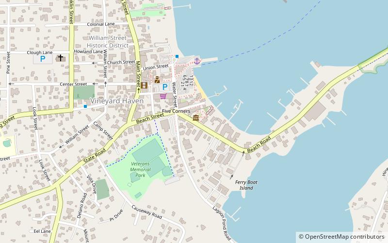 Vineyard Haven Marina location map