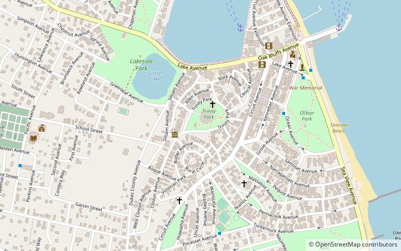the tabernacle oak bluffs location map