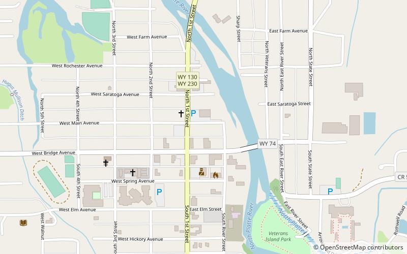 Saratoga Masonic Hall location map