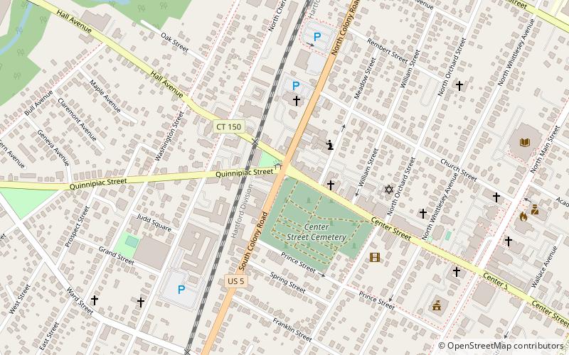 Center Street Cemetery location map