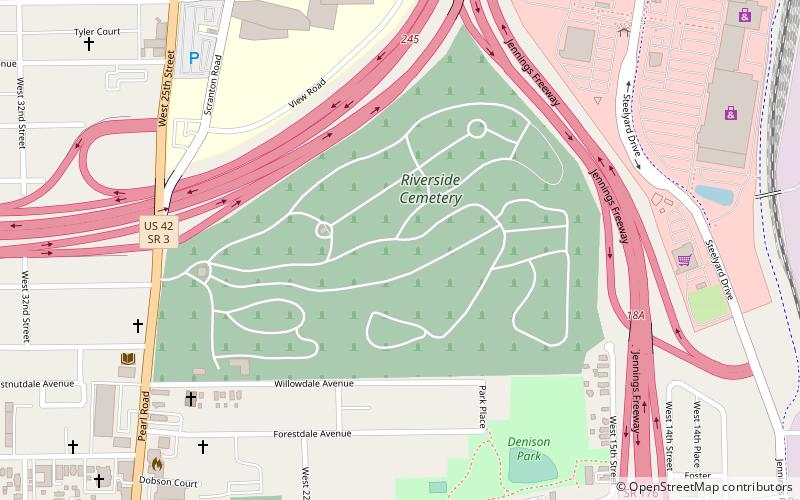 Riverside Cemetery Gatehouse location map