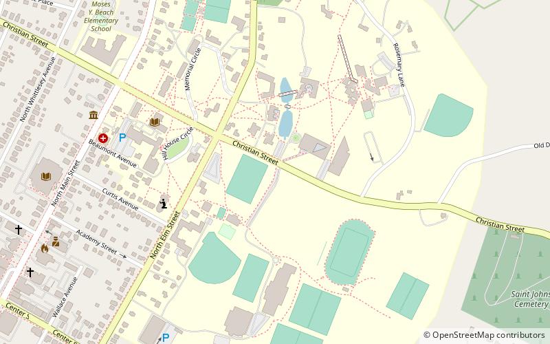 Paul Mellon Arts Center location map