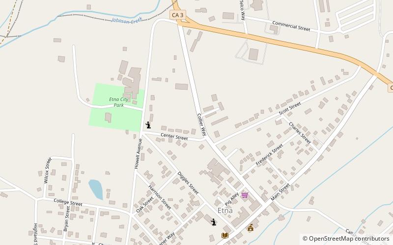 Etna location map