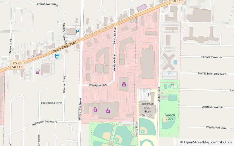 Westgate Mall location map