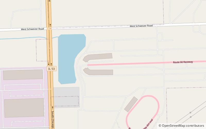 Route 66 Raceway location map