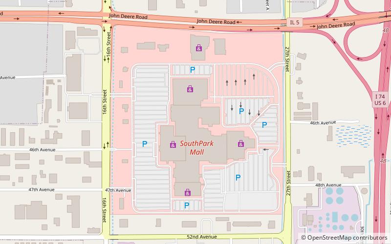 southpark mall moline location map
