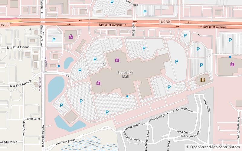 Southlake Mall location map