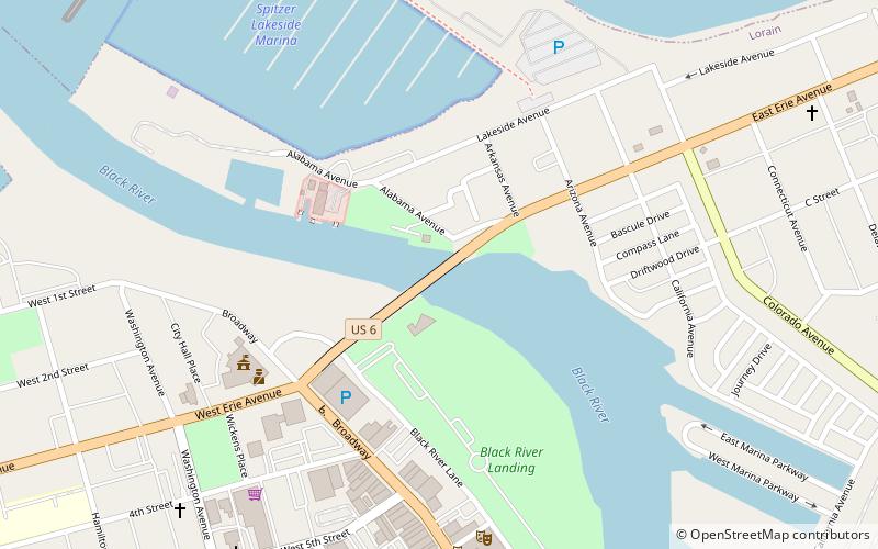 Charles Berry Bridge location map