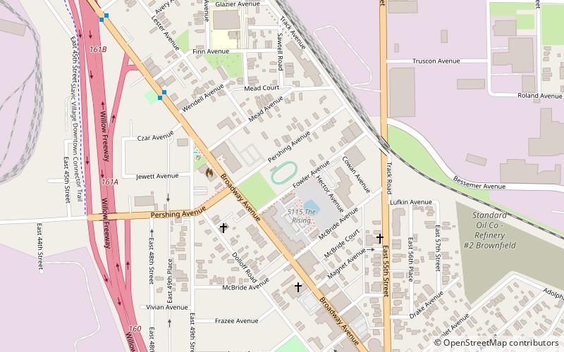 cleveland velodrome location map