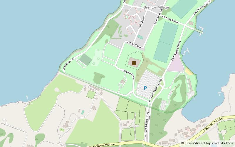 fort adams newport location map