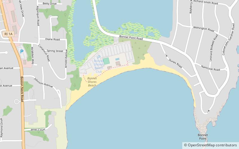 Bonnet Shores Beach Club location map
