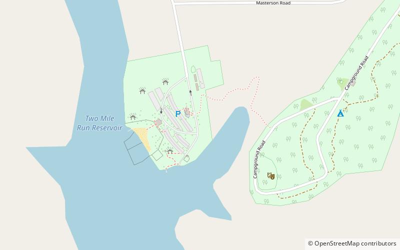 Two Mile Run County Park location map