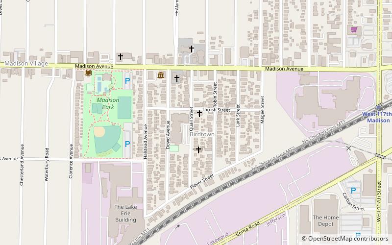 Birdtown location map