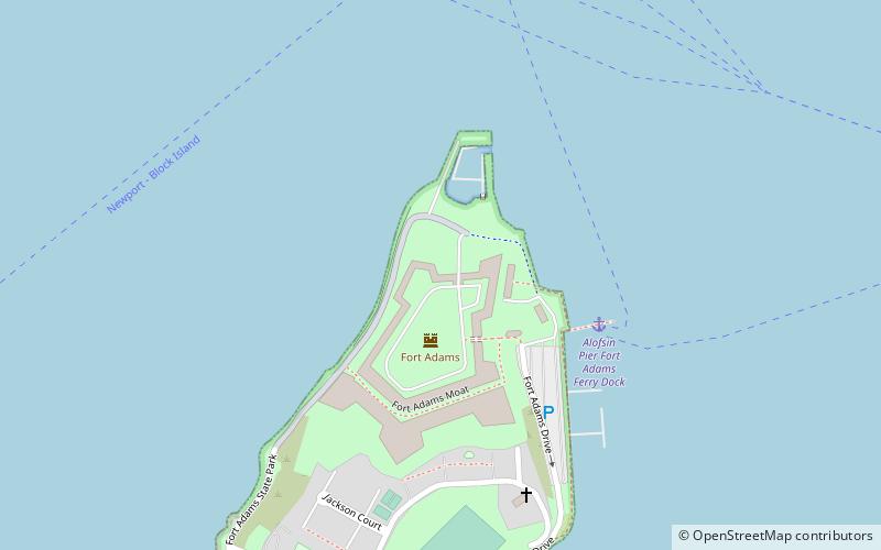 fort adams state park newport location map