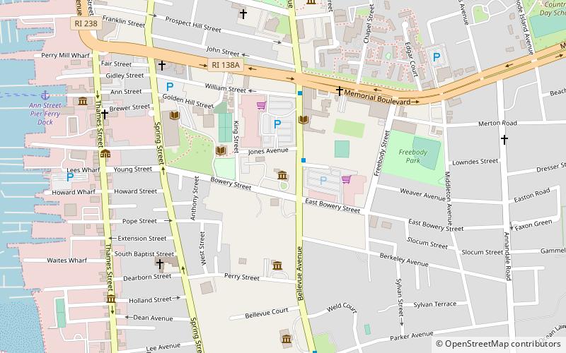 Kingscote Mansion location map