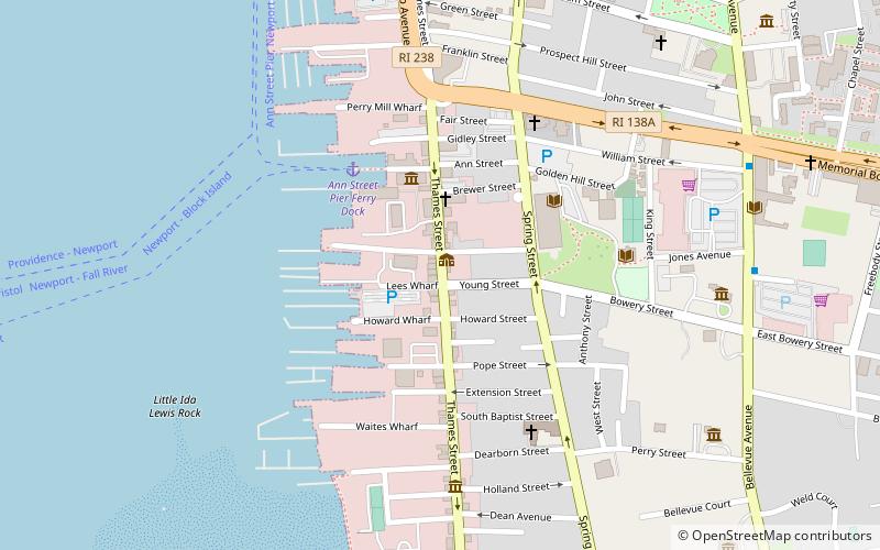 Samuel Whitehorne House location map