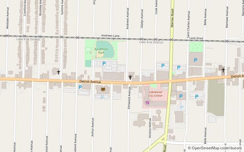Lakewood Masonic Temple location map