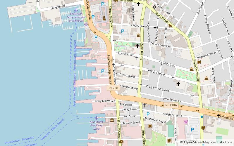 Thames Street location map