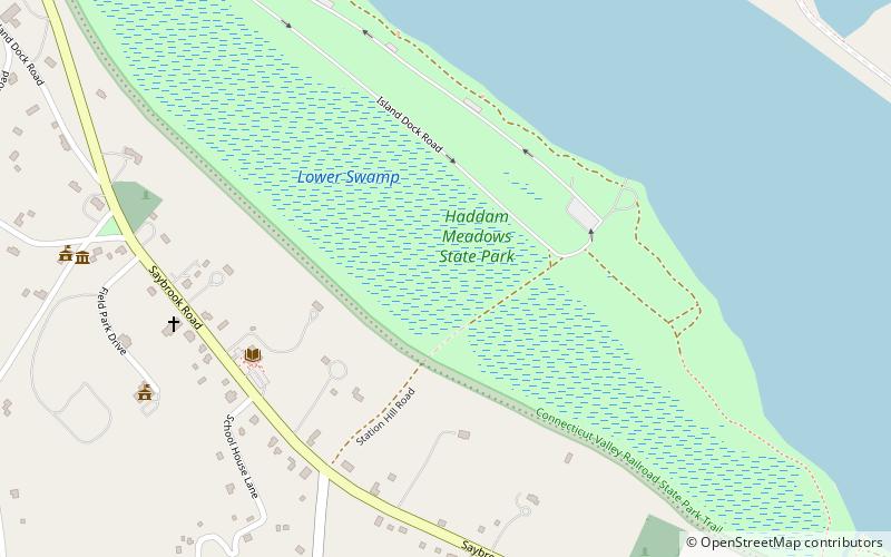 Park Stanowy Haddam Meadows location map