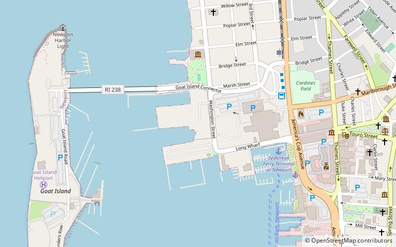 Newport Shipyard location map