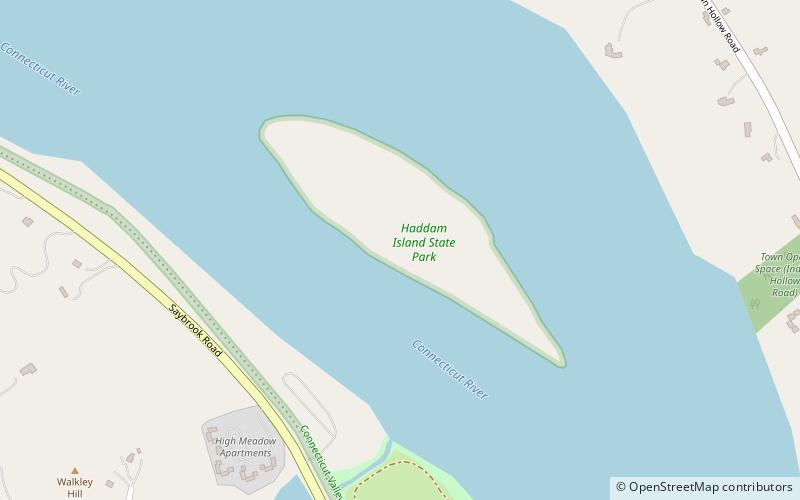 haddam island state park location map