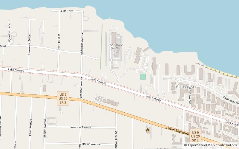 lakewood gold coast location map