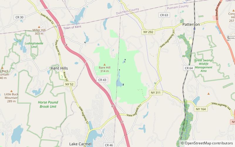 Park Stanowy Wonder Lake location map