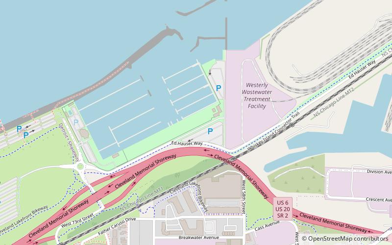 Edgewater Marina location map