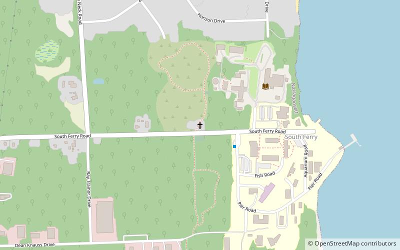 Narragansett Baptist Church location map