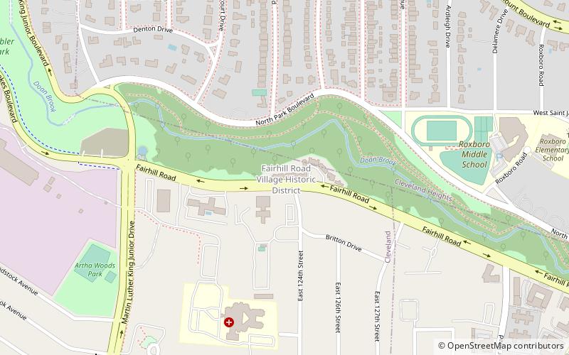 Fairhill Road Village location map