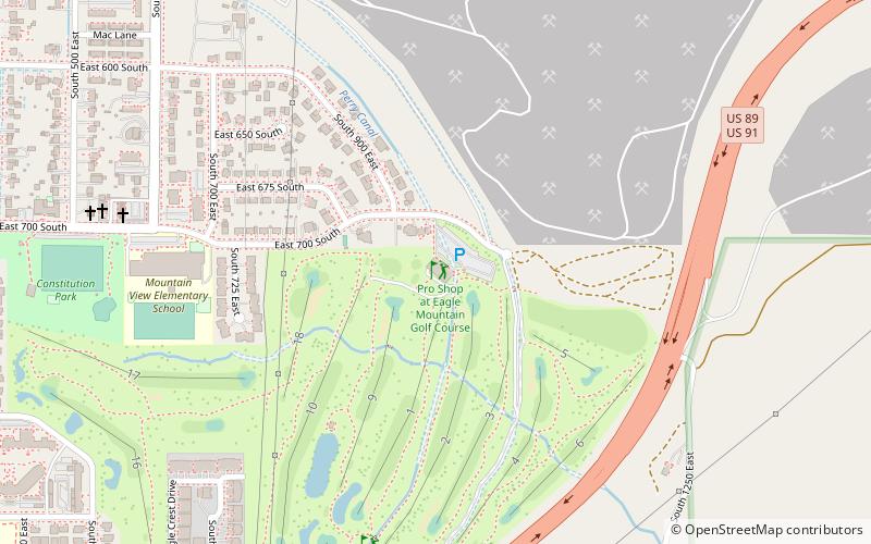 Eagle Mountain Golf Course Utah location map