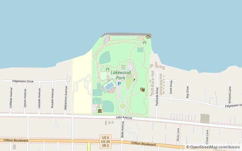 lakewood park location map
