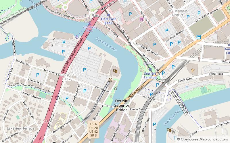 Jacobs Pavilion at Nautica location map