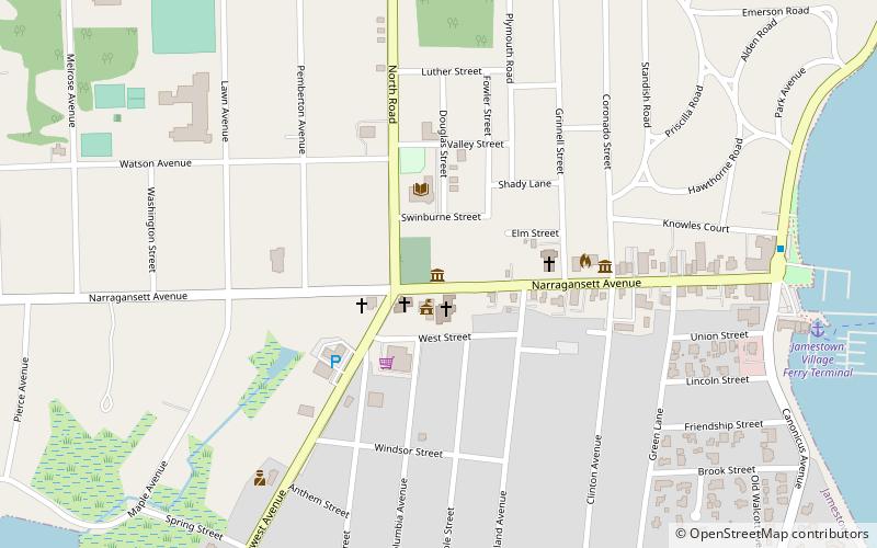 jamestown museum location map
