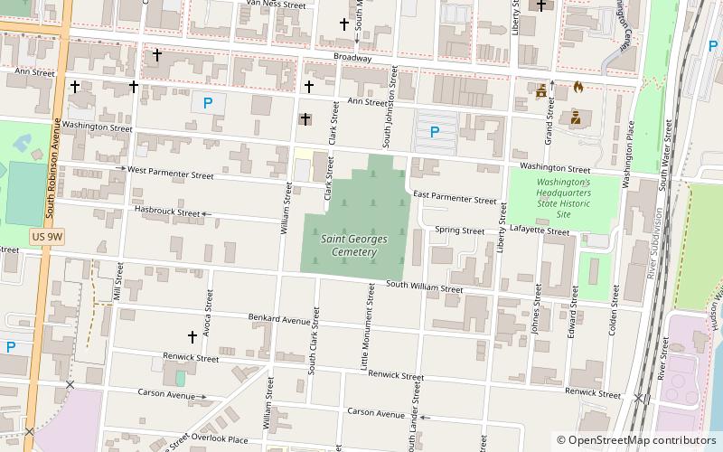 St. George's Cemetery location map