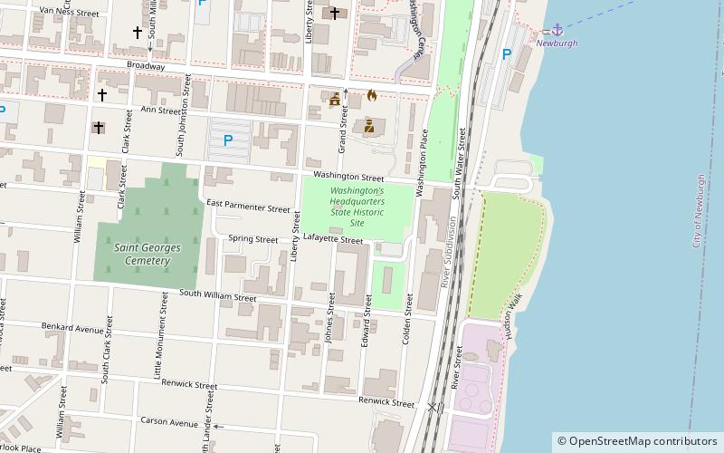 Washington's Headquarters State Historic Site location map